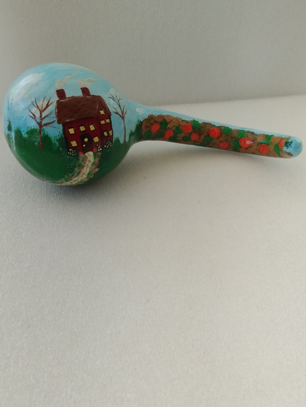 Hand Painted Bottle Gourd